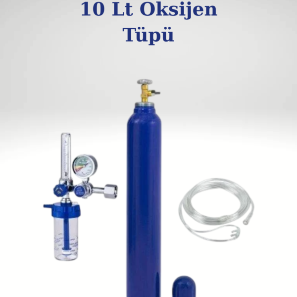 10 Lt Oksijen Tüpü